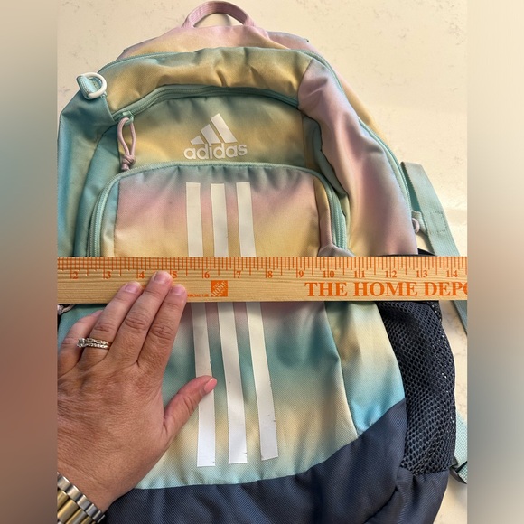 Adidas Creator 2 Young BTS Creator Backpack Bookbag Gray Green Bag #597 Tie Dye - Picture 4 of 12